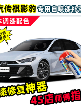 广汽传祺影豹超星银补漆笔皓月灰自喷漆象牙白紫色黑色R车漆修复