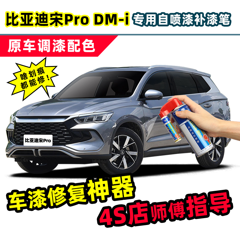 点缤比亚迪宋prodmi补漆笔自喷漆