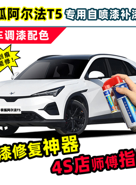 极狐阿尔法T5补漆笔白色自喷漆珍珠白极夜黑air/pro/max车漆修复