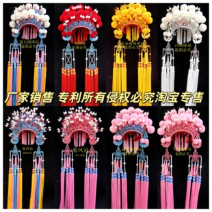 新款国潮凤冠头饰 凤冠帽子 中式婚礼新娘凤冠帽子凤冠霞帔古装汉