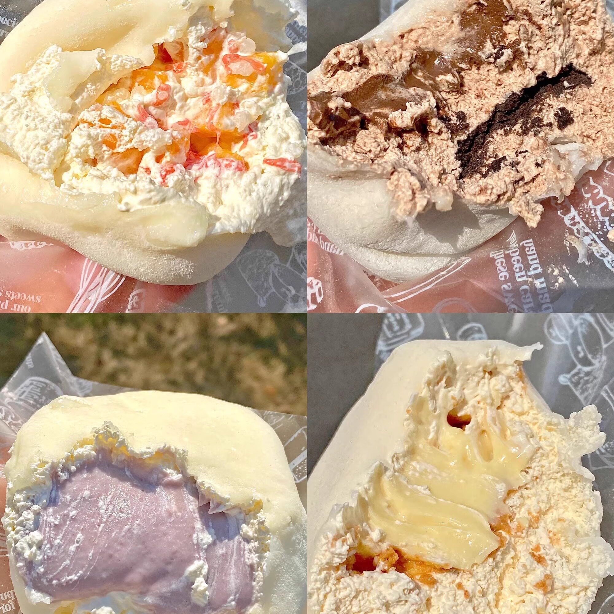 160g大号雪媚娘 开心果 抹茶芋泥口味红茶黑芝麻流心甜点动物奶油