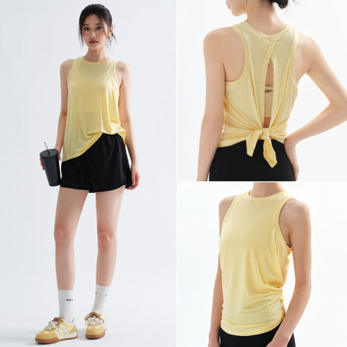 运动无袖罩衫背心女瑜伽服速干