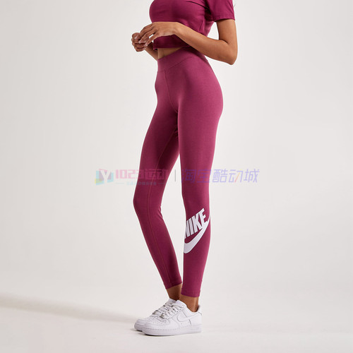 酷动城耐克Nike Essential女子高腰跑步瑜伽健身运动紧身裤CZ8529