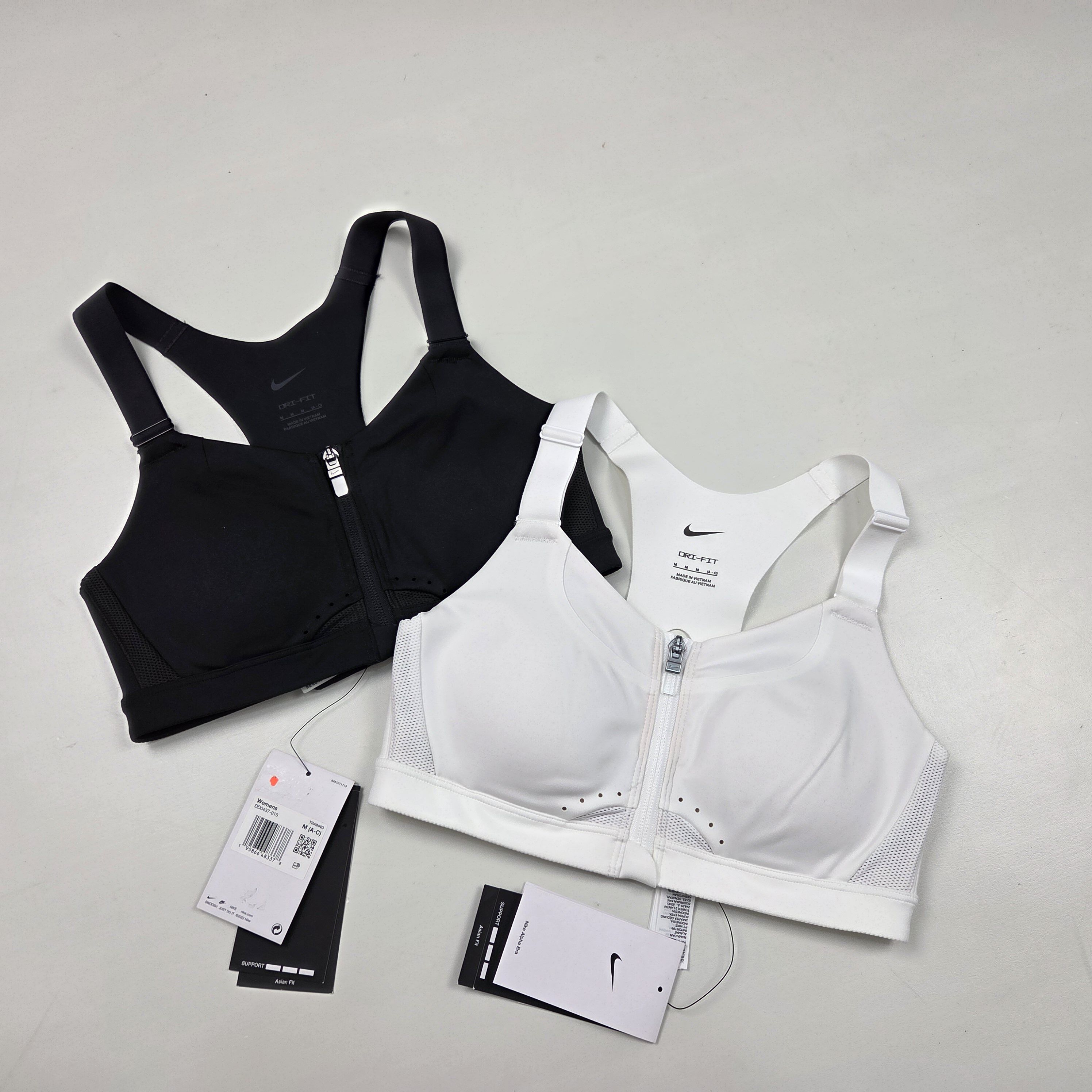 耐克前拉链高强度女子运动内衣