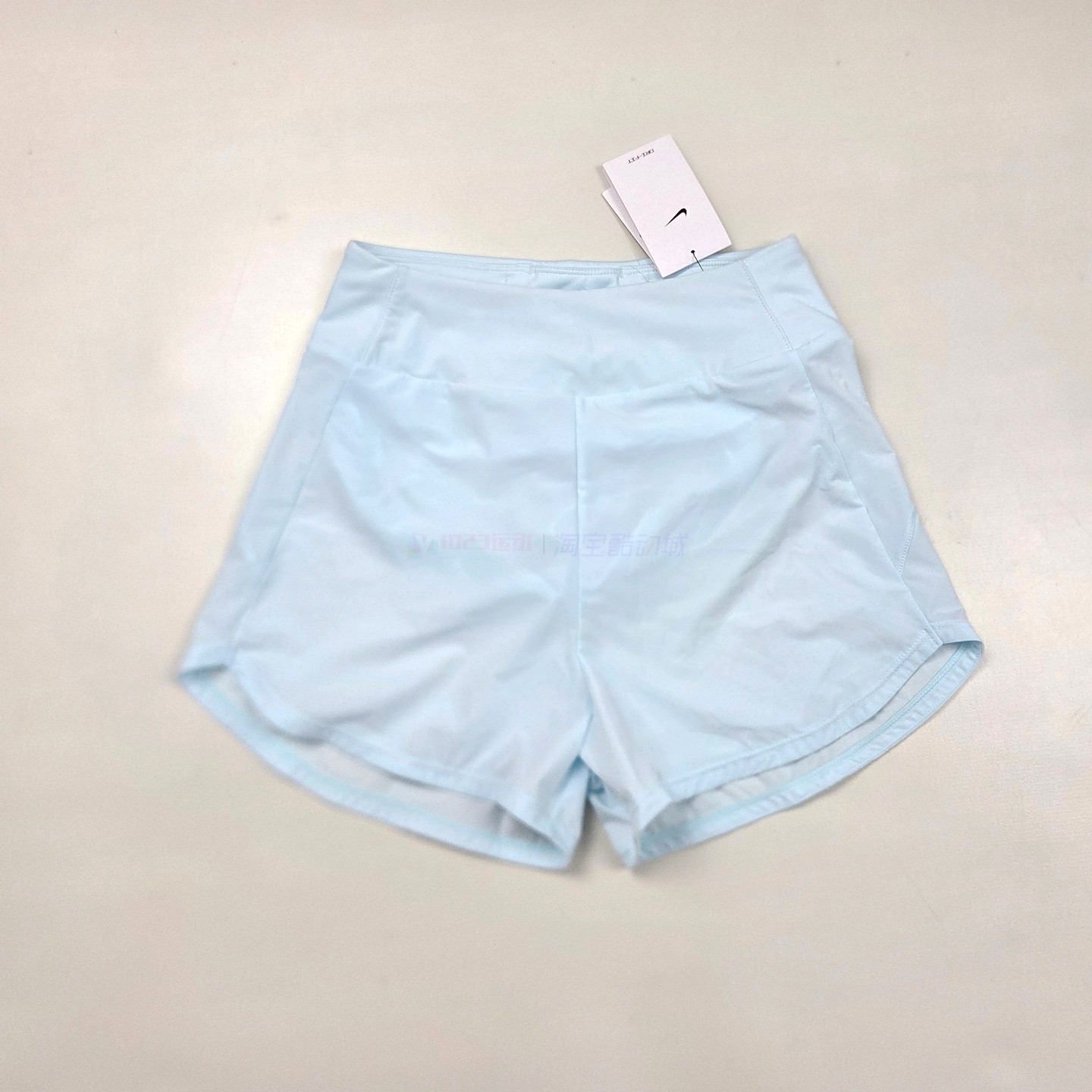 酷动城 Nike女子高腰防走光速干跑步瑜伽健身运动短裤DX6019-308