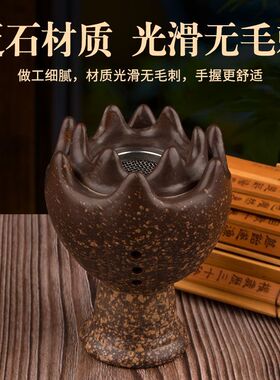 砭石头疗艾灸罐头部家用理疗艾灸头抓器具仪器熏蒸仪梳齿头疗仪