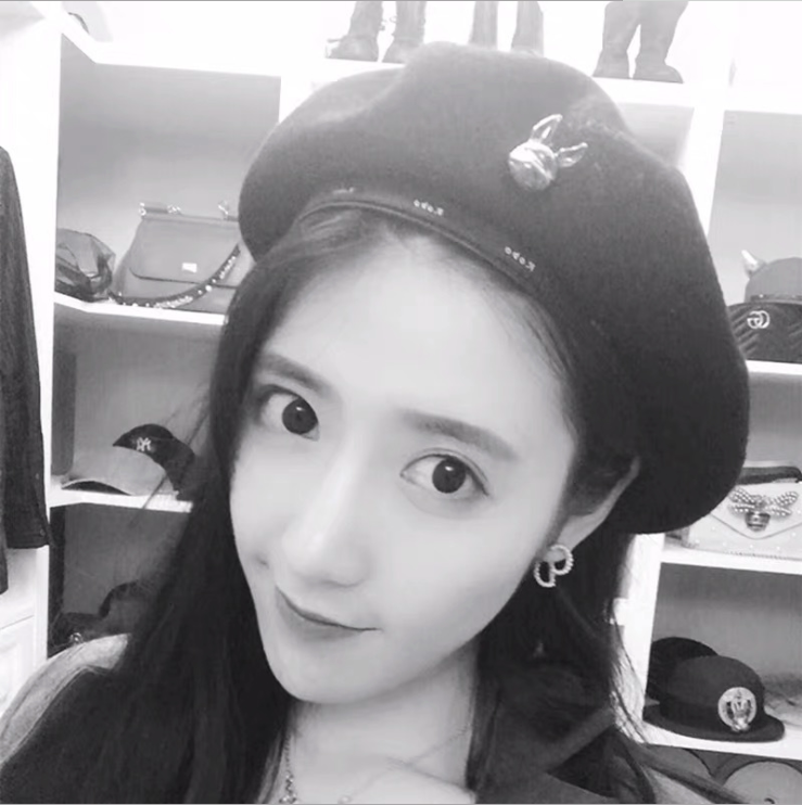 欧洲时装款羊毛呢小兔子贝蕾帽奶茶妹妹同款贝帽雷画家帽子女秋冬