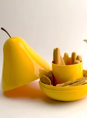 泰国QUALY 草莓樱桃收纳盒Storeberry 童趣可爱家用果盘零食盒