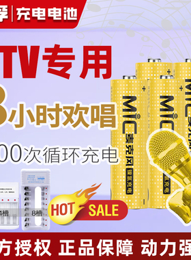南孚KTV充电电池 5号麦克风无线话筒2050mAh五号可充电池20粒4粒电脑鼠标遥控器AA循环挂钟儿童玩具遥控汽车