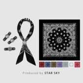 西海岸街头复古方巾男阿美咔叽美式 潮小丝围巾腰果花佩斯利纹领巾