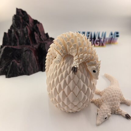 爆款外贸3D打印穿山甲多色彩色摆件可动模型玩具跨境万圣节圣诞节