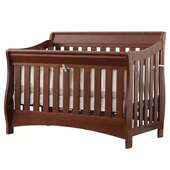 出口美国婴儿床 实木松木婴儿床加厚宝宝床