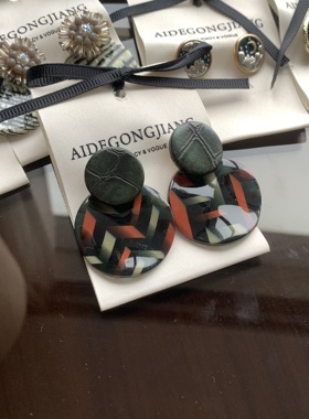 Atelier Koa 日本醋酸复古春日耳环