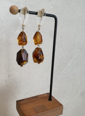 Toxic F｜有毒植物 醋酸水滴透视耳环