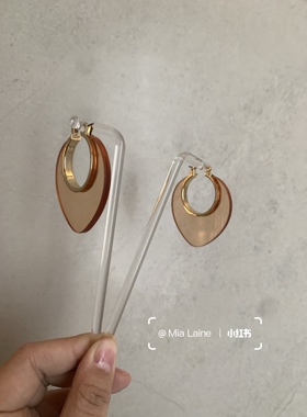 Atelier Koa 植物 超级美的颜色 韩国温柔耳环