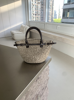 Toxic F ｜有毒植物 老钱风手工编织包小号手拎