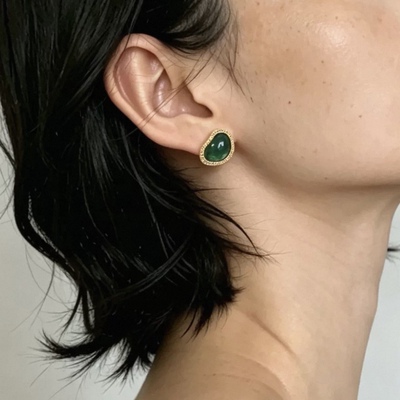 Atelier Koa日本手工超高品质天然石耳环