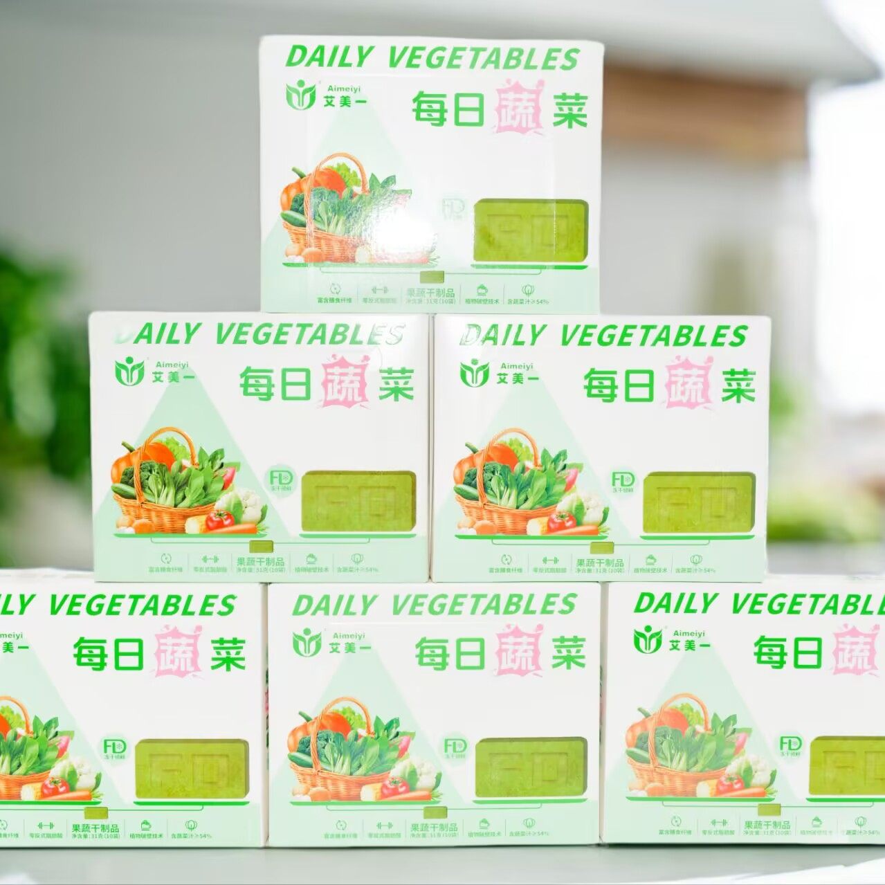 艾美一 每日蔬菜果蔬脆代餐零食冻干即食蔬菜水果干膳食纤维食品