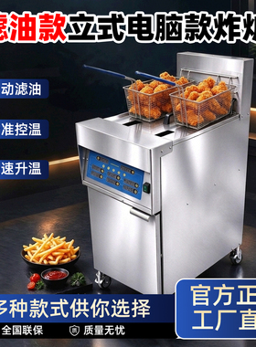 亿诚商用自动升降立式电炸锅
