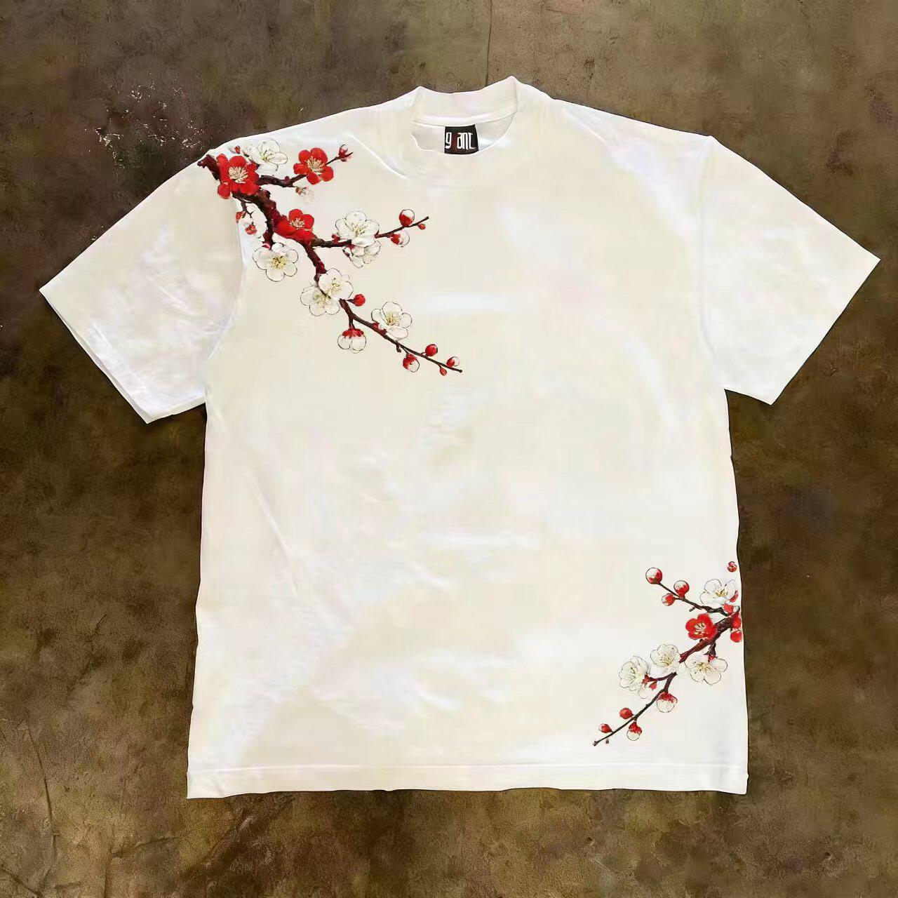 新中式轻国风t恤潮牌高街短袖男款夏季痞帅黑色短袖2026新款半袖