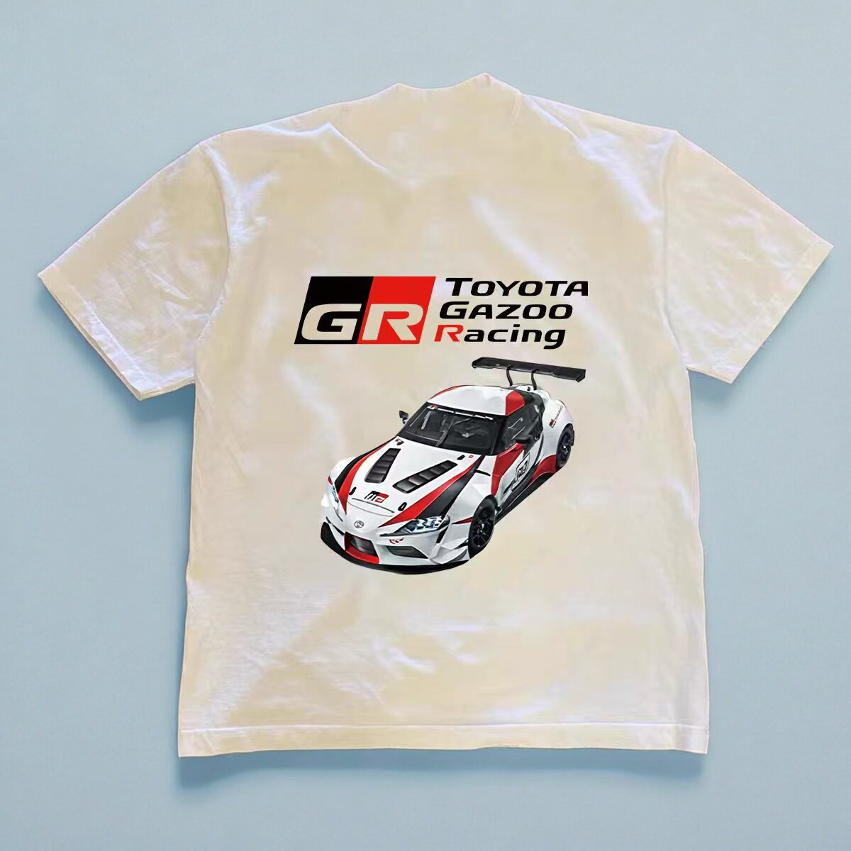 美式潮牌复古vibe印花短袖t恤男夏季国潮高级感休闲百搭纯棉上衣