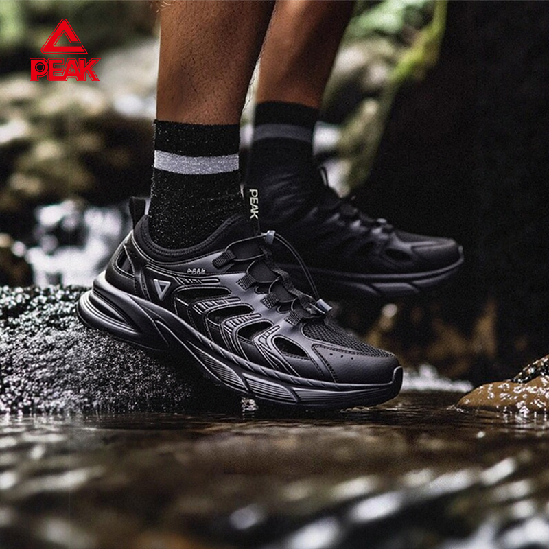 匹克溯溪男户外徒步鞋洞洞休闲鞋