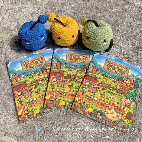 【赠品不出售】星露谷物语StardewValley游戏 周边特典手工编织祝