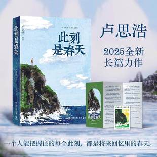 此刻是春天 卢思浩2025重磅新书 沉淀四年后又一长篇力作 你的一生永远拥有专属于自己的颜色 随书附赠致读者手记折页+藏书票