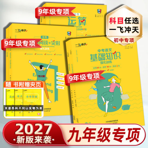 一飞冲天中考专项语文数学英语