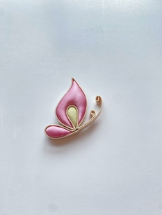 民族风饰品 蝴蝶胸针 花扣胸针