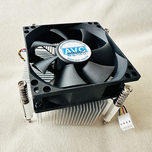 适用于intel台式机风扇 AVC散热器 115X电脑散热CPU风扇 4针温控