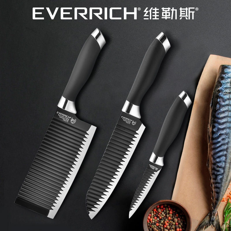 厂家直销EVERRICH维勒斯菜刀家用不粘菜刀水果刀寿司刀厨房刀具