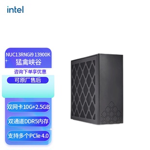 英特尔 13900K 酷睿i9台式 Extreme猛禽峡谷 机游戏 NUC13RNGi9 工作站主机支持RTX4080独显 Intel