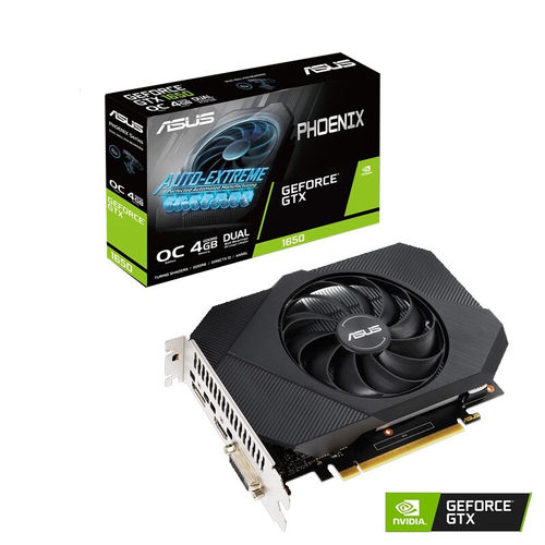 华硕（ASUS）PH-GTX1650-O4GD 台式电竞显卡4G工控机迷你显卡单槽