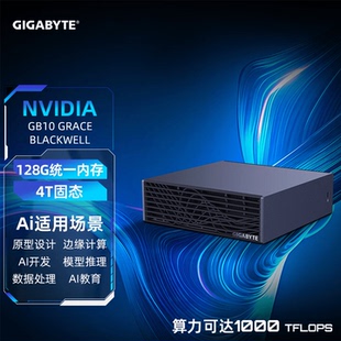 GIGABYTE 技嘉 AI TOP ATOM (DGX SPARK Blackwell 架构) 桌面级AI超级计算机 MINI迷你主机工作站