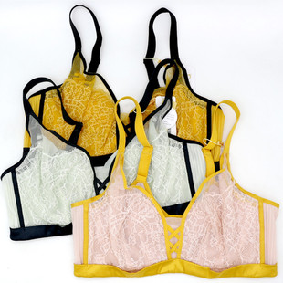 美思内衣新款 透气性感聚拢舒适收副乳软钢圈超薄女文胸BC杯FC0477