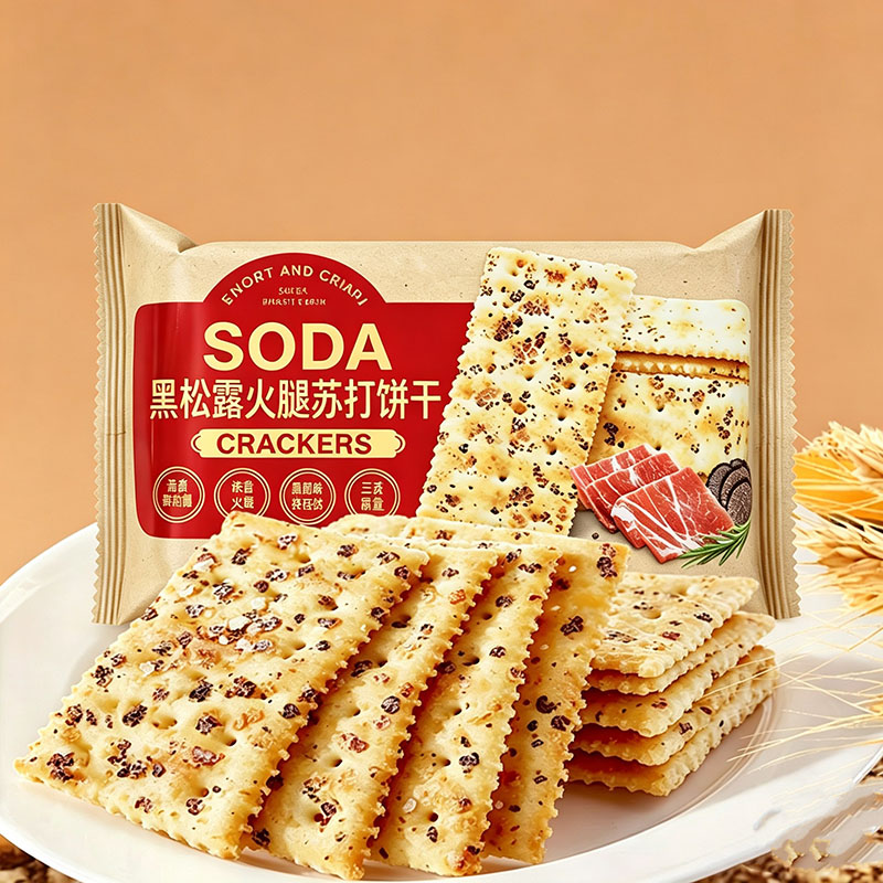 黑松露火腿梳打饼干婚庆散装喜饼休闲办公室点心下午茶咸味藜麦