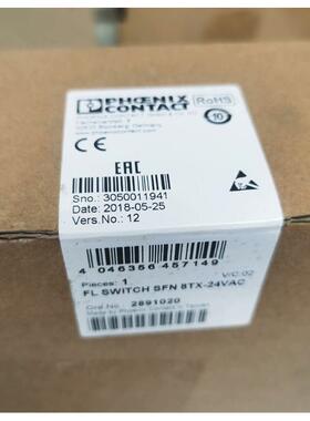 议价菲尼克斯交换机 FL SWITCH SFN 8TX-24VAC -号 2891020