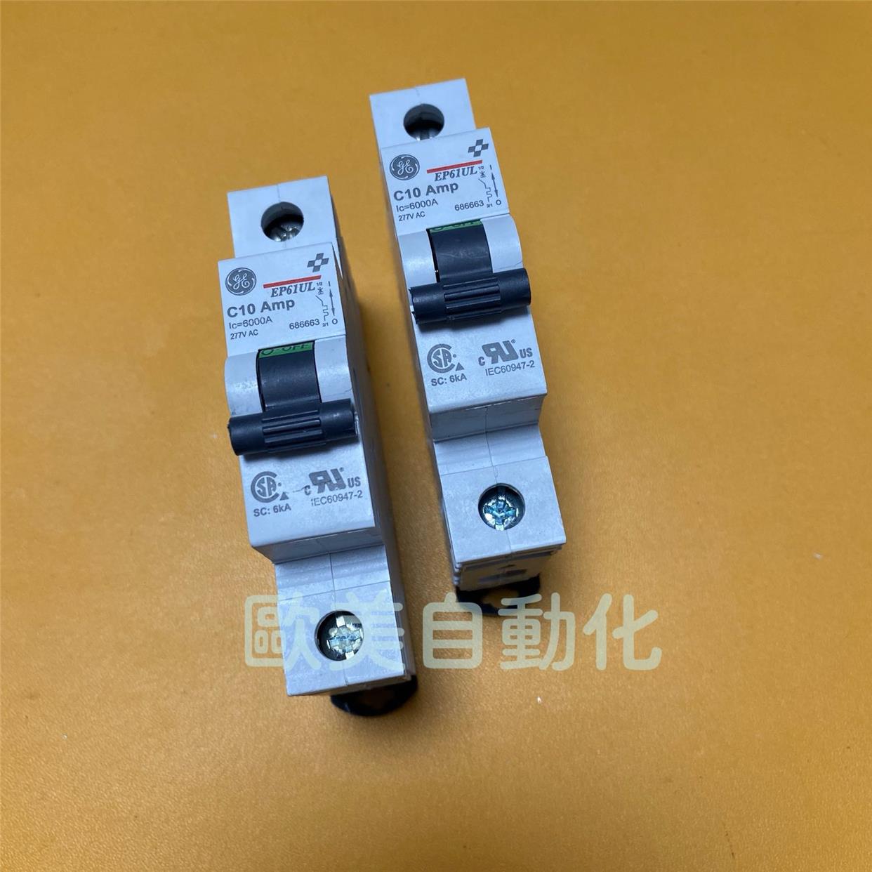 议价GE通用 1P10A 电气小型断路器 1PC10A 断路器 EP61UL C10A