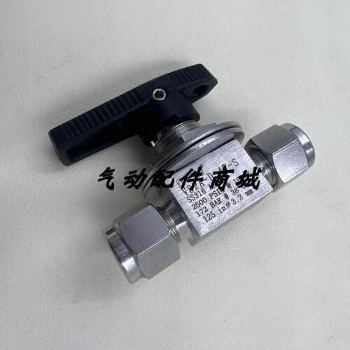 议价 D-PRO 手动球阀V82A-D-4T-S锈钢SUS316