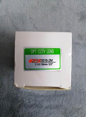 议价OPT CCTV LENS 镜头OPT-C3516-2M 1:1.6/35mm/2/3
