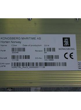 议价KONGSBERG C2XE 333346 rev:B4 330842 备