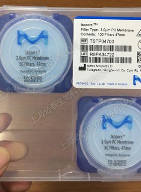 议价TSTP04700 Millipore 聚碳酸酯膜3um47mm Isopore ™表