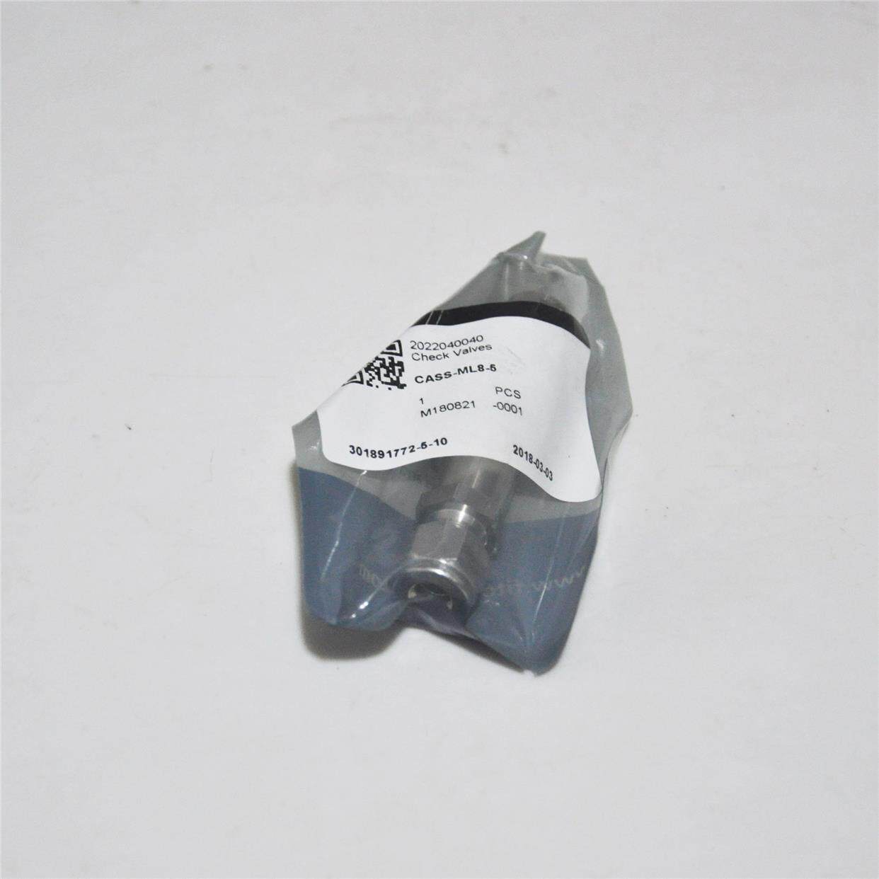 议价FIT飞托克CASS-ML8-5 单向阀8MM卡套接口50-150PSI开启压力