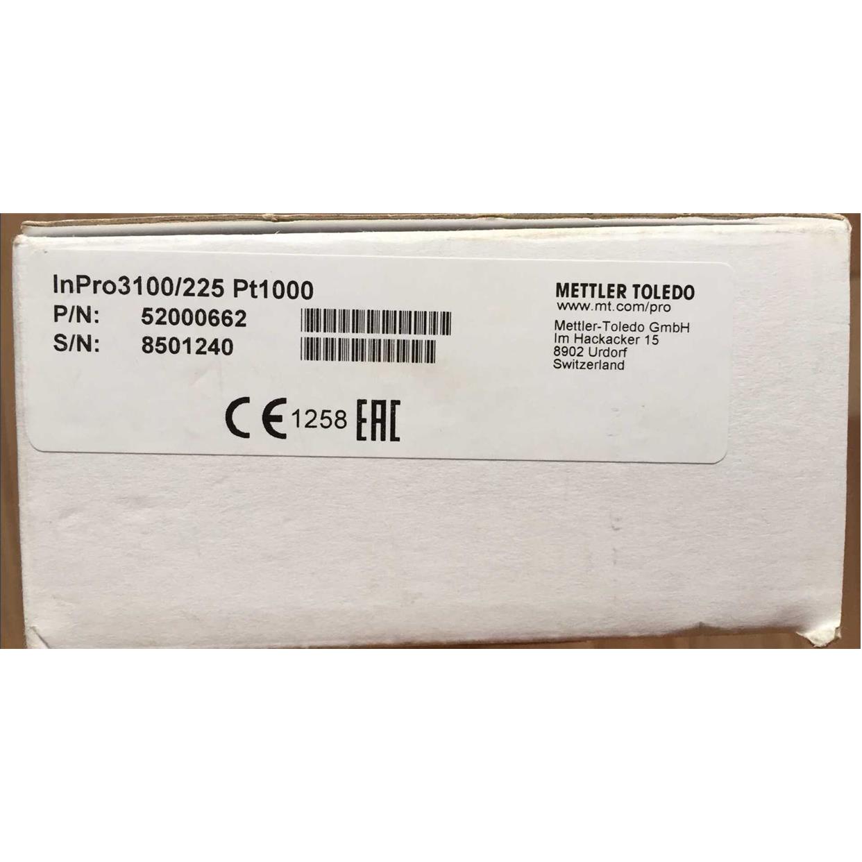 议价52000662 梅特勒托利多PH电极InPro3100/225 Pt1000