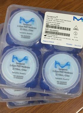 议价HVLP04700 Millipore Durapore表面滤膜 PVDF亲水0.45um 47mm