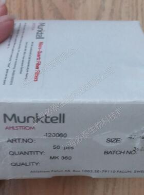 议价420060瑞典Munktell MK360 47mm/90mm石英滤膜颗粒物测定
