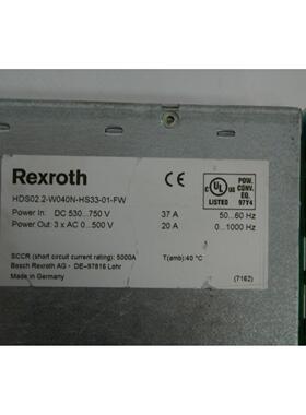 议价Indramat Servo Controller HDS02.2-W040N-HS33-01-FW