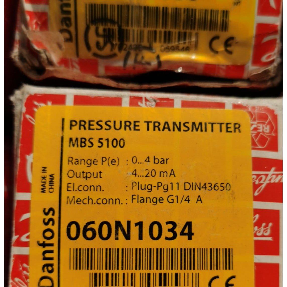 议价060N1034 Danfoss丹佛斯MBS5100压力传器