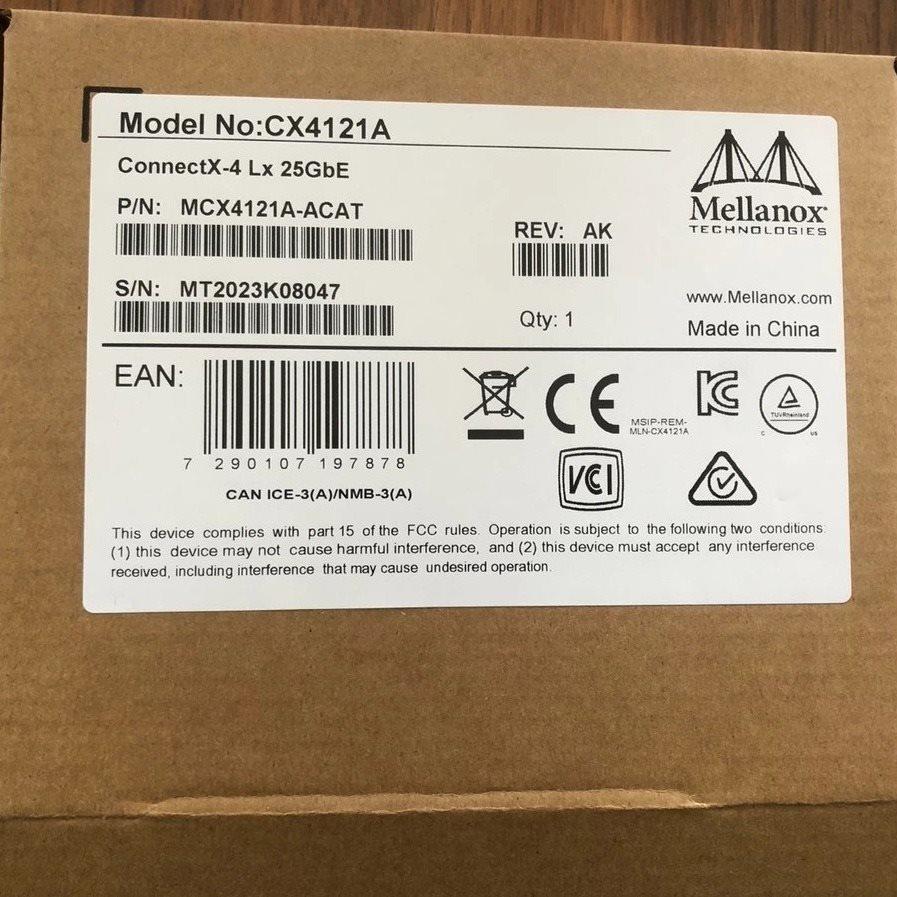 议价MCX4121A-ACAT mellanox25G双口网卡